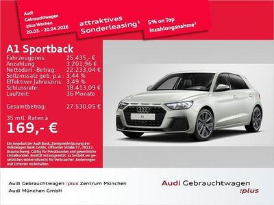 Gebraucht Audi A1 Sportback Advanced 116 PS (85 kW) 2025 Silber Kleinwagen
