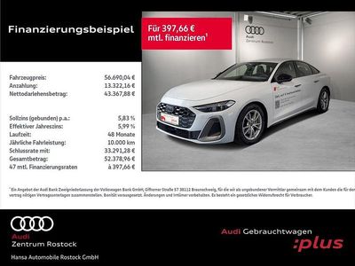 Gebraucht Audi A5 Ambiente 204 PS (150 kW) 2024 Gletscherweiß metallic Coupé