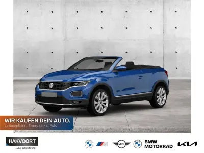 Brugt VW T-Roc Cabriolet R-line 150 HK (110 kW) 2021 Blå Cabriolet