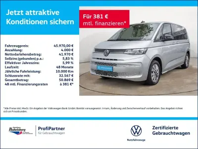 Brugt VW T7 150 HK (110 kW) 2024 Sølv Van