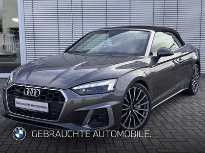 Grau Gebraucht 2021 Audi A5 Cabriolet S-Line Cabrio | 28.501 € (Fairer Preis)