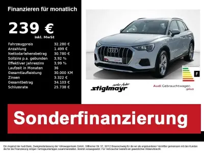 Gebraucht Audi Q3 Advanced Plus 150 PS (110 kW) 2025 Gletscherweiß metallic SUV