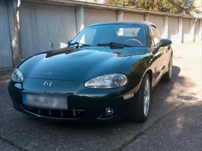 Gebraucht Mazda MX5 110 PS (80 kW) 2001 Grün Cabrio