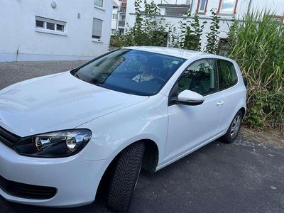 Gebraucht VW Golf VI Trendline 80 PS (58 kW) 2009 Weiß Kleinwagen