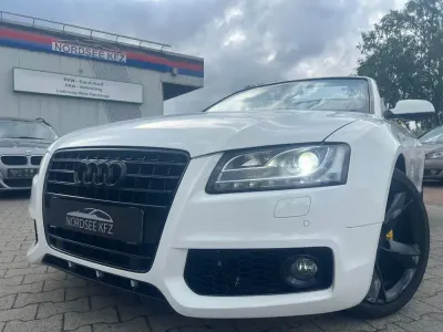 Gebraucht Audi A5 Cabriolet S-Line 179 PS (131 kW) 2010 Weiß Cabrio