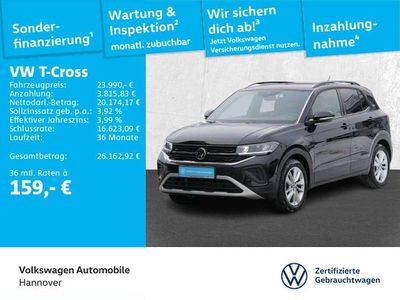 Schwarz Gebraucht 2025 VW T-Cross Goal SUV | 23.990 € (Guter Preis)