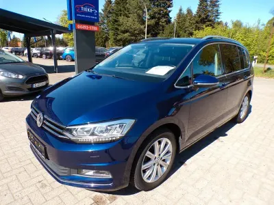 Usata VW Touran Highline 150 CV (110 kW) 2016 Blu Monovolume