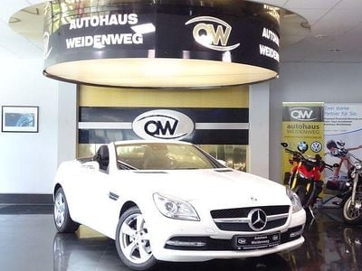 Usata Mercedes SLK200 184 CV (135 kW) 2011 Bianco Cabrio