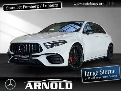 Gebraucht Mercedes A45 AMG AMG 421 PS (309 kW) 2023 Weiß (digitalweiß) Kleinwagen