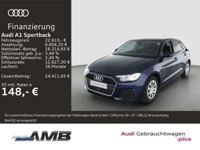 Gebraucht Audi A1 Sportback Advanced Plus 116 PS (85 kW) 2025 Navarrablau metallic Kleinwagen