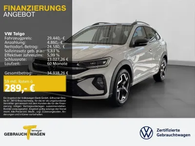 Nuova VW Taigo R-line 116 CV (85 kW) 2025 Bianco SUV