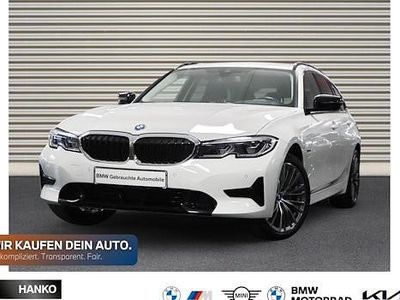 Gebraucht BMW 320e Sport Line 204 PS (150 kW) 2022 Weiß Kombi