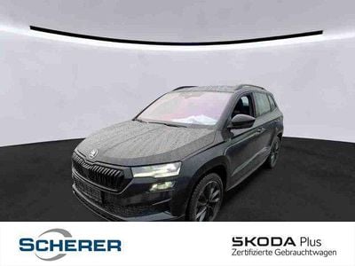 Gebraucht Skoda Karoq SportLine 190 PS (139 kW) 2023 Blackmagic perleffekt (metallic) SUV