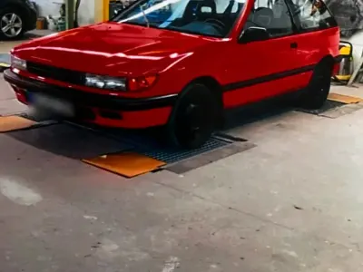 Gebraucht Mitsubishi Colt 90 PS (66 kW) 1991 Rot Kleinwagen