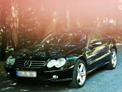 Gebraucht Mercedes SL500 306 PS (225 kW) 2002 Schwarz Cabrio