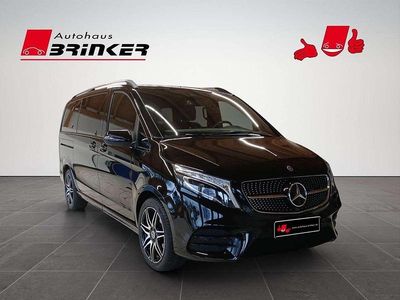 Obsidianschwarz metallic Gebraucht 2021 Mercedes V250 Avantgarde Edition Van / Kleinbus | 53.930 € (Etwas zu teuer)