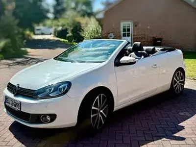 Gebraucht VW Golf Cabriolet 105 PS (77 kW) 2012 Weiß Cabrio