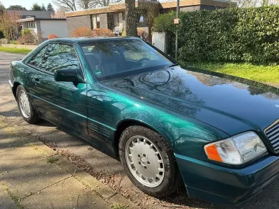 Second-hand Mercedes SL320 231 CP (169 kW) 1995 Verde Cabrio
