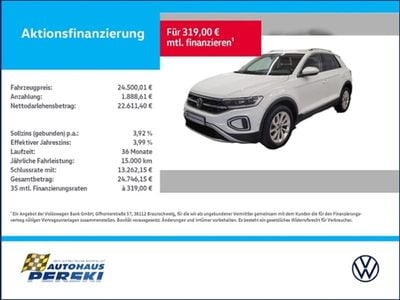 Gebraucht VW T-Roc Style 150 PS (110 kW) 2022 Weiß SUV