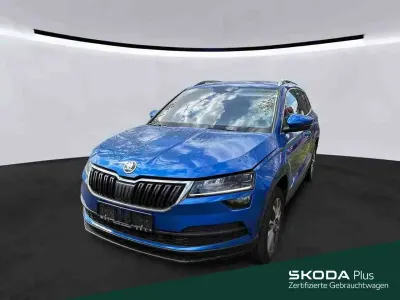 Brugt Skoda Karoq Ambition 150 HK (110 kW) 2022 Blå SUV