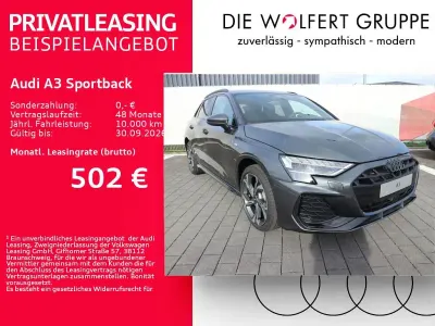 Neu Audi A3 S-Line 204 PS (150 kW) 2025 Grau Limousine