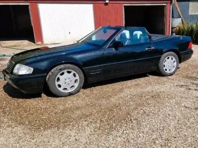 Gebraucht Mercedes SL280 1996 Schwarz Cabrio