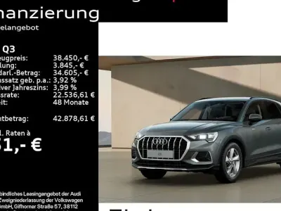 Gebraucht Audi Q3 Advanced Plus 150 PS (110 kW) 2025 Chronosgrau metallic SUV
