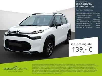 Brugt Citroën C3 Aircross PureTech 110 HK (80 kW) 2023 Hvid SUV