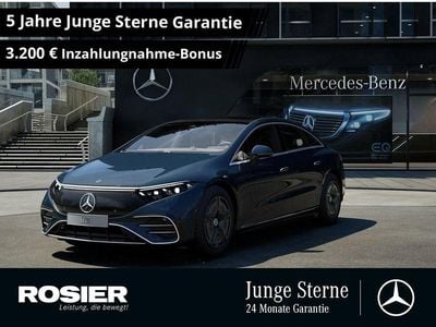 Gebraucht Mercedes EQS450+ Premium 264 kW (360 PS) 2023 Blau / nautikblau Limousine
