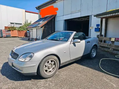 Gebraucht Mercedes SLK200 136 PS (100 kW) 1998 Silber Cabrio