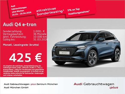 Gebraucht Audi Q4 e-tron Advanced 210 kW (286 PS) 2025 Geysirblau metallic SUV