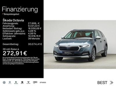 Gebraucht Skoda Octavia 200 PS (147 kW) 2022 Quarzgrau metallic Kombi