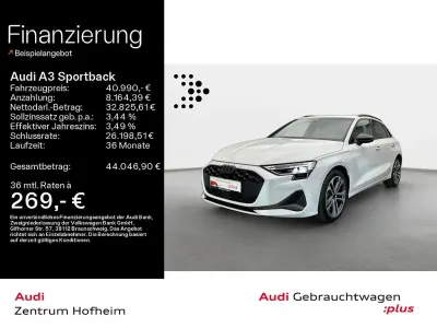 Brugt Audi A3 Advanced 204 HK (150 kW) 2025 Hvid Sedan