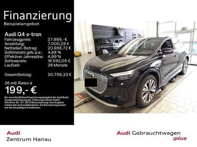 Gebraucht Audi Q4 Sportback e-tron Advanced Plus 150 kW (204 PS) 2022 Mythosschwarz metallic SUV
