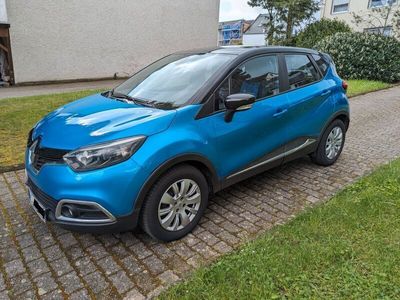 gebraucht Renault Captur Blau/Schwarz, Benzin, EZ 06/2014, 92500km