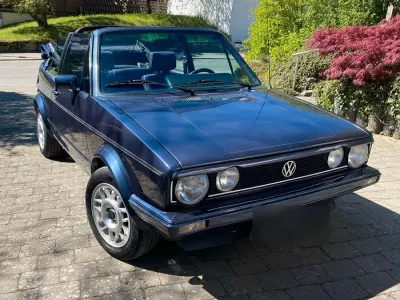 Gebraucht VW Golf Cabriolet 95 PS (69 kW) 1987 Blau Cabrio
