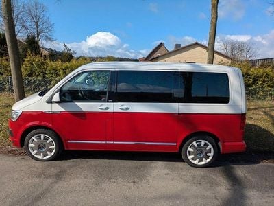 Second-hand VW T6 Generation Six 150 CP (110 kW) 2017 Roșu Van