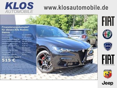 Nero vulcano metallic (schwarz) Neu 2025 Alfa Romeo Stelvio Veloce SUV | 53.990 € (Superpreis)