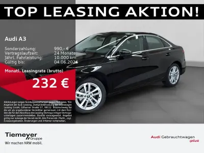 Używany Audi A3 Advanced 150 KM (110 kW) 2025 Czarny Sedan/Limuzyna