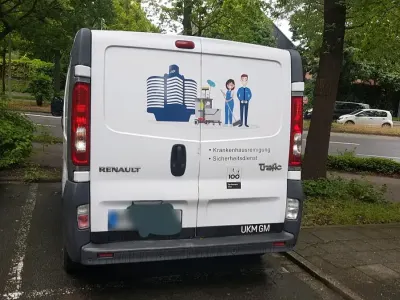 Gebraucht Renault Traffic 2008 Weiß Van / Kleinbus