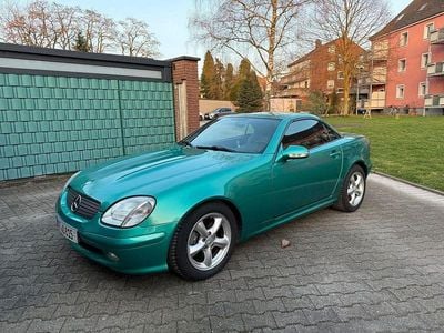 Gebraucht Mercedes SLK200 163 PS (119 kW) 2001 Grün Cabrio