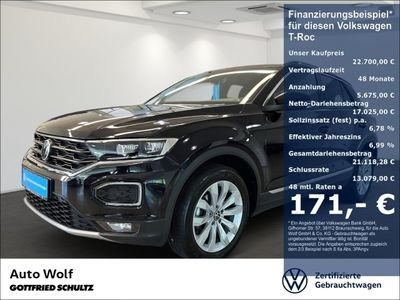 gebraucht VW T-Roc 1.5 TSI Sport Navi LED Sitzheizung