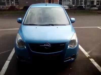 Gebraucht Opel Agila 87 PS (63 kW) 2009 Blau Kleinwagen