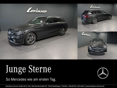 Grau Gebraucht 2020 Mercedes C220 AMG Kombi | 30.700 € (Teuer)