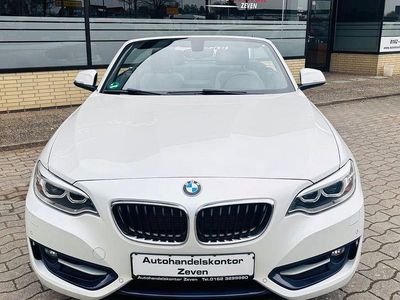 Usata BMW 218 Sport Line 136 CV (100 kW) 2016 Bianco Cabrio