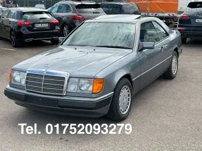 Gebraucht Mercedes E230 132 PS (97 kW) 1990 Perlmuttgrau metallic (122u) Coupé
