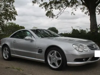 Gebraucht Mercedes SL55 AMG AMG 476 PS (350 kW) 2002 Silber Cabrio