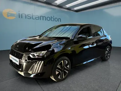 Gebraucht Peugeot e-208 Allure 100 kW (136 PS) 2025 Schwarz Kleinwagen