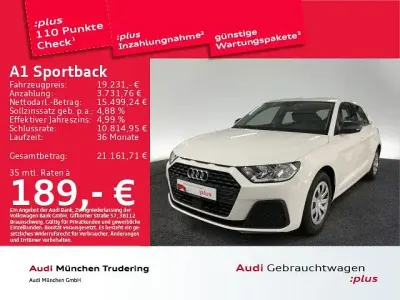 Usata Audi A1 Sportback Ambiente 95 CV (69 kW) 2023 Bianco Utilitaria