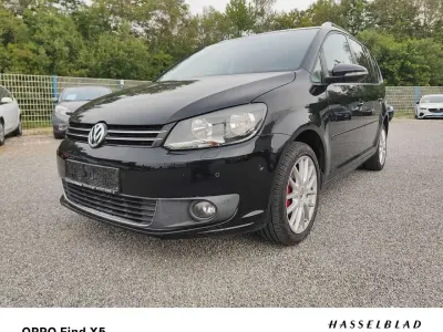 Gebraucht VW Touran Style 140 PS (102 kW) 2011 Schwarz Van / Kleinbus